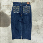 Vintage Y2K red monkey company 00s embroidered baggy pants