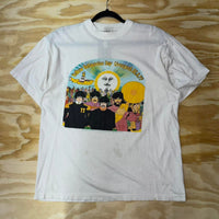 Vintage y2k the beatles yellow submarine Trippy 1999 t-shirt