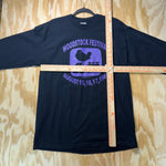 Vintage Y2K Woodstock Festival 00s Jimi hendrix LS T-shirt