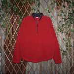 Lrg-Vintage Y2K Old Navy 1/4 zip embroider fleece sweatshirt