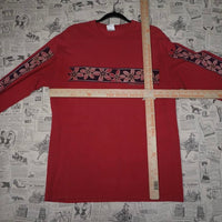 L- Vintage / Y2K Murina Floral Hawaiian Surfrider Longsleeve