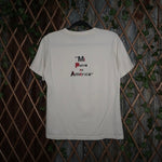 Small - Vintage Y2K Mi Patria es America activist 80s tshirt