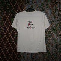 Small - Vintage Y2K Mi Patria es America activist 80s tshirt