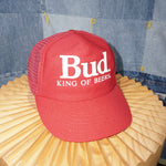 OSFA - Vintage Budweiser bud King of beers 1990s trucker hat