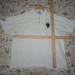 XXXL - Vintage Y2K D day war memorial 2000s embroidered polo