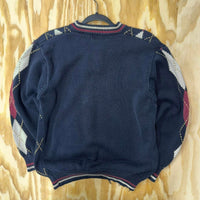 Vintage y2k regatta sport argyle 1990s golf knitted sweater