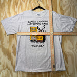 Vintage Y2K Kings Canyon national parks funny bear t-shirt