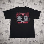 Small-Vintage Y2K monster jam flame grave digger 00s t-shirt