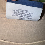 Vintage Y2K side out surf style stripe palm tree 00s t-shirt