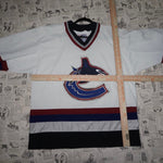 Large - Vintage Y2K Vancouver Canucks ccm nhl hockey jersey