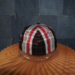 OSFA - Vintage / Y2K Plaid Embroidered Oakland A's Snap Hat