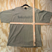 Vintage Y2K Timberland spell out faded 2000s baggy t-shirt