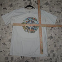 L - Vintage / Y2K 00sAnimals of Earth Globe Grunge Style Tee