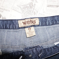 42 - Vintage Y2K WEBS baggy new york embroider 2000s jorts