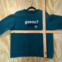 Vintage Y2K guess? embroider 1990s paint splatter sweatshirt