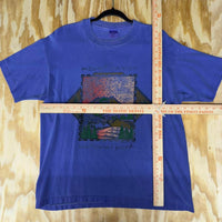 Vintage y2k mount rainer national park distressed t-shirt