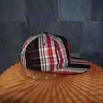 OSFA - Vintage / Y2K Plaid Embroidered Oakland A's Snap Hat