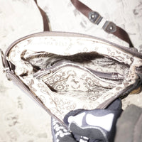 OSFA - belt buckle strap silver hardware 2000s western purse