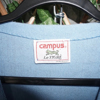 Large - Vintage Y2K campus Le Tigre patch 90s knit cardigan