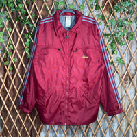 Vintage Y2K Adidas embroider cargo 1990s puffer windbreaker