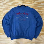 Vintage mickey mouse 1990s embroidered disneyland crewneck
