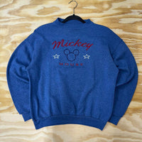 Vintage mickey mouse 1990s embroidered disneyland crewneck