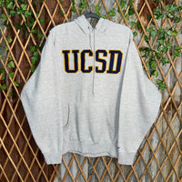 Vintage Y2K UCSD university San Diego 2000s embroider hoodie