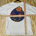 Large - Vintage y2k flower art t-shirt