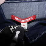 XL - Vintage Y2K union Bay femme 2000s denim trucker jacket
