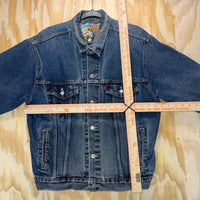 Vintage y2k levi strauss 1990s faded denim trucker jacket