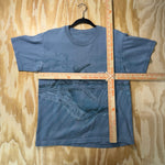 Vintage Y2K seven seas whale watch aop wraparound 90s tshirt