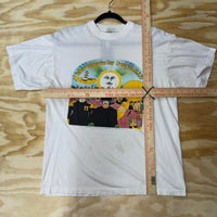 Vintage y2k the beatles yellow submarine Trippy 1999 t-shirt