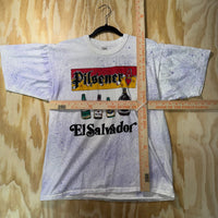 Vintage Y2K pilsener El Salvador 1990s beer tequila t-shirt
