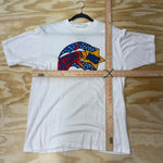 Vintage y2k 1980s super dons retro style white t-shirt