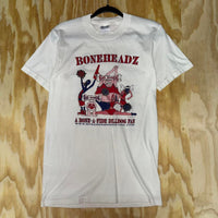 Vintage y2k bonehead fresno state college caricature t-shirt