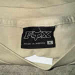 Vintage / Y2k fox racing beige motocross T-Shirt