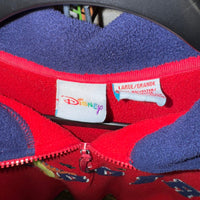 Vintage Y2K Disney 2000s embroider tigger 1/4 zip sweatshirt
