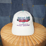 (OSFA) Vintage 500 Charlotte nascar 1990s embroidered hat