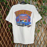 Vintage Y2K hot August nights 00s Nevada 2 1958 chevy tshirt