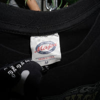 M - Vintage / Y2K 2000's Front Print Smoking Skull Poker Tee