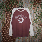 XL-Vintage Y2K south pole embroider 2000s thermal LS t-shirt