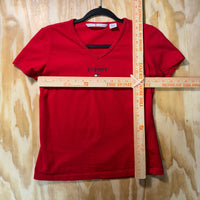 Vintage Y2K Tommy Hilfiger prep spellout femme 2000s t-shirt