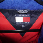 Vintage Y2K Tommy Hilfiger jean embroider 90s puffer jacket