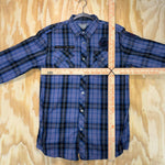 Vintage y2k point zero grunge raw 2000s plaid flannel  shirt