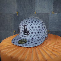 7 ½ - Vintage Y2K Los angeles Dodgers MLB monogram 2000s hat