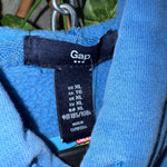 Vintage y2k gap arc embroidered blue 2000s hoodie sweatshirt