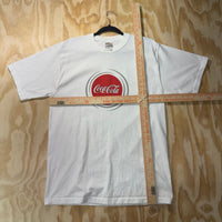 Vintage Y2K Coca-Cola Coke soda pop 1990s 2000s promo tshirt