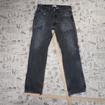 34x32 - Vintage Y2K Levi’s distressed denim 501 jeans pants