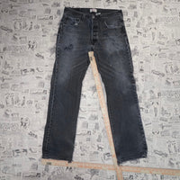 34x32 - Vintage Y2K Levi’s distressed denim 501 jeans pants