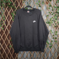 Vintage Y2K Nike embroidered swoosh faded 1990s sweatshirt